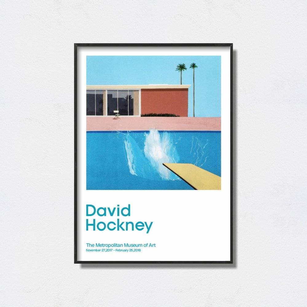 Hilsen portugisisk Highland David Hockney - A Bigger Splash